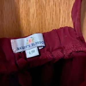 Baileys blossoms skirt with suspenders